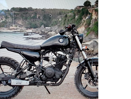 Rent motorbike Bali. Yamaha SCR950 scrambler on getbike.io info