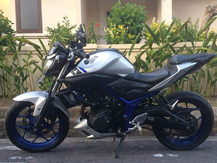 Rent motorbike Bali. Yamaha 250cc on getbike.io info